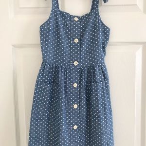 Crewcuts Crew Cuts Chambray Star Print Dress 7
